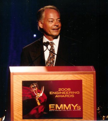 Craige accepts the Engineering EMMY for 2008.